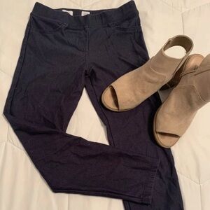 Gap Pants Leggins  Small (6-7) Dark Blue Jean Color